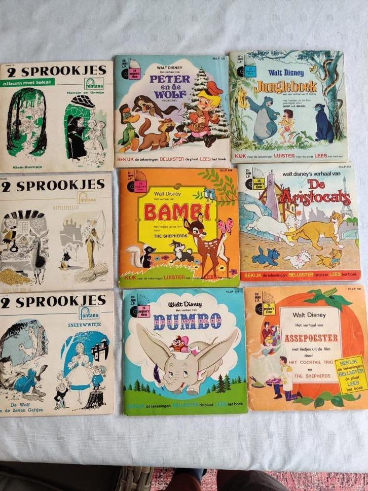 sprookjes op plaat, Boeken, Sprookjes en Fabels, Gelezen, Ophalen of Verzenden