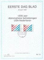 Nederland.   EERSTE DAG BLAD No. 10. NVPH nr. 1266 - 1267, Postzegels en Munten, Nederland, Onbeschreven, Verzenden