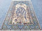 Exclusief Perzische tapijt (Kashan)Geknoopt in IRAN- 215x145, 100 tot 150 cm, Crème, 200 cm of meer, Ophalen of Verzenden