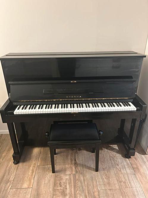 Eterna piano (yamaha), Muziek en Instrumenten, Piano's, Zo goed als nieuw, Zwart, Ophalen