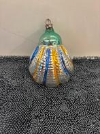 Oude glazen kerstbal. Schelp, Diversen, Kerst, Ophalen of Verzenden, Zo goed als nieuw
