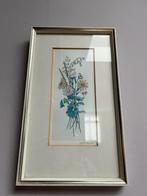 Ets bloemen, Antiek en Kunst, Ophalen of Verzenden