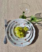 Vintage servies set Bavaria Mitterteich bloemetjes borden, Ophalen of Verzenden