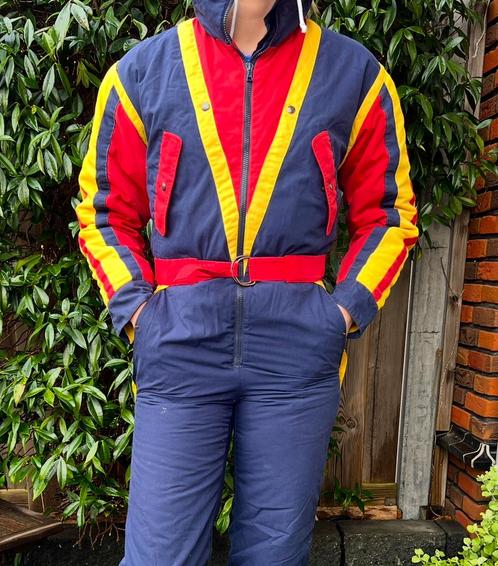 Vintage Retro Skipak XS/S, Kleding | Dames, Wintersportkleding, Zo goed als nieuw, Pak, Maat 34 (XS) of kleiner, Ophalen of Verzenden