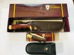 Vintage crowning bowie hunting knife wood copper 1995 spain, Caravans en Kamperen, Kampeergereedschap, Nieuw