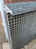 Vloer roosters zwareuitvoering 8st 1x1mtr, Doe-het-zelf en Verbouw, Metalen, Ophalen of Verzenden