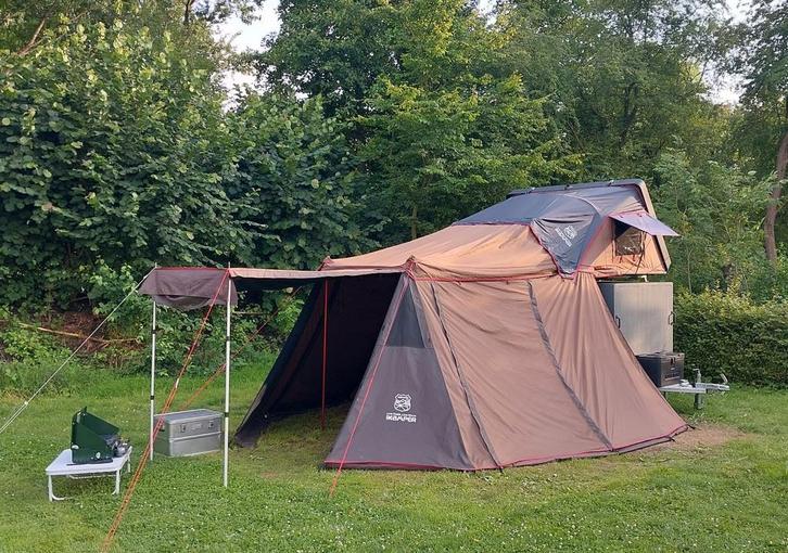 Te koop: iKamper Skycamp 2.0 Rocky Black daktent trailer., Caravans en Kamperen, Tenten, Ophalen