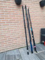 Mooie Silstar (4.20M) zee strand hengel en Grizzy (2.70M), Ophalen, Zo goed als nieuw, Werphengel