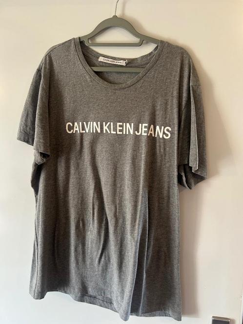 in nieuwstaat CK Calvin Klein Jeans Heren t shirt Grey XXL, Kleding | Heren, T-shirts, Nieuw, Overige maten, Grijs, Ophalen of Verzenden