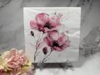 Knutsel servetten roze bloemen decoupage nr M189B, Ophalen of Verzenden, Nieuw, Materiaal