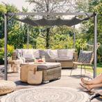 Overkapping Luxe Zonnescherm / Tuinpaviljoen Prieel LAATSTE, Tuin en Terras, Ophalen, Gebruikt