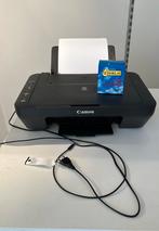 Printer canon MG25555S + cartridge, Ophalen, Zo goed als nieuw, Printer