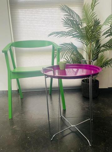 Vintage paarse Haku Möbel tray tafel beschikbaar voor biedingen