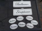 Brocante Bordjes Badkamer, Slaapkamer, Keuken, Toilet, Antiek en Kunst, Ophalen of Verzenden
