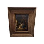 Antiek schilderij naar een werk van Gerrit Dou, 18e/19e eeuw, Ophalen of Verzenden