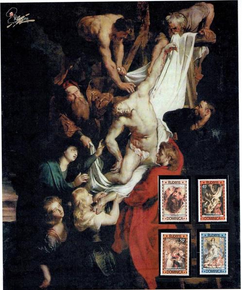 Dominica 1978 Schilderijen Rubens Tentoonstelling, Postzegels en Munten, Postzegels | Europa | UK, Postfris, Ophalen of Verzenden