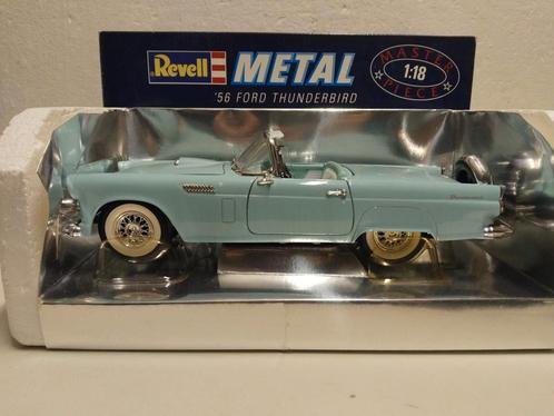 Ford Thunderbird  cabriolet blue Revell metal 1:18 KRD, Hobby en Vrije tijd, Modelauto's | 1:18, Zo goed als nieuw, Auto, Revell
