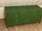 3 deurs groene stalen kast, Huis en Inrichting, Ophalen, Zo goed als nieuw, Modern