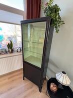 Vintage metalen dokterskast apothekerskast industrieel, Ophalen, Gebruikt, 50 tot 100 cm, Metaal