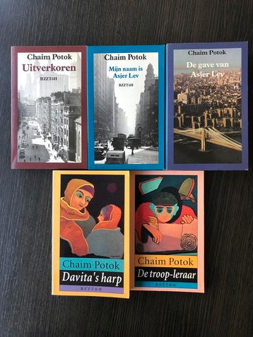 Chaim Potok - vijf titels beschikbaar voor biedingen