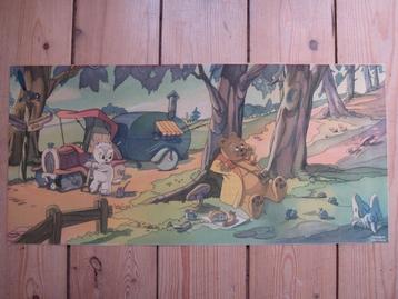 Tom Poes en Heer Bommel met vacantie (wandplaat 1943) beschikbaar voor biedingen