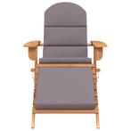 Tuinstoel Adirondack met voetensteun massief acaciahout, Tuin en Terras, Ophalen of Verzenden, Nieuw
