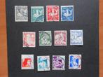 complete serie kinderzegels 1929, 1930 en 1931, Ophalen of Verzenden, T/m 1940, Gestempeld