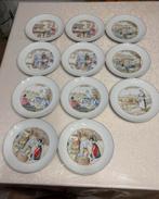 Set van 10 Pillivuyt borden - Frankrijk, Ophalen of Verzenden