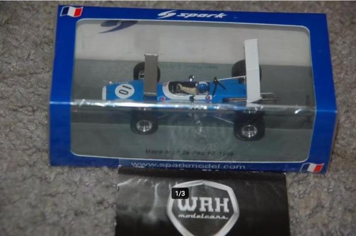 1:43 MATRA MS7 PAU BELTOISE SPARK SF124 WRH, Hobby en Vrije tijd, Modelauto's | 1:43, Zo goed als nieuw, Auto, Overige merken