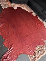 Prachtige kwalitatieve koeien leer 22 vierkante meters., Ophalen, Rechthoekig, Rood, Nieuw