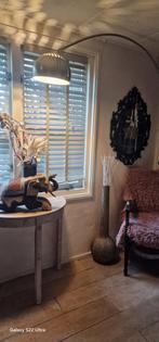 Booglamp / Schemerlamp / Leeslamp met dimmer, Huis en Inrichting, Lampen | Vloerlampen, Ophalen, Gebruikt, Metaal, Modern