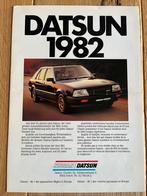 Datsun 1982 autofolder brochure 280ZX Patrol, Gelezen, Ophalen of Verzenden