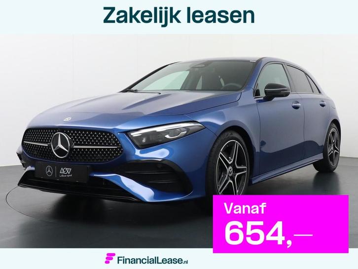 Mercedes-Benz A-klasse 180 Star Edition AMG Line | 360 Cam, Auto's, Mercedes-Benz, Bedrijf, Lease, Financial lease, A-Klasse, 360° camera