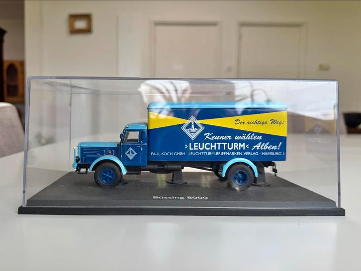 Schuco Büssing 8000 Model Truck - Leuchtturm, Hobby en Vrije tijd, Modelbouw | Auto's en Voertuigen, Zo goed als nieuw, Truck