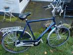 Blauwe Union herenfiets framemaat 65, Fietsen en Brommers, Fietsen | Heren | Herenfietsen, Gebruikt, Versnellingen, 65 cm of meer
