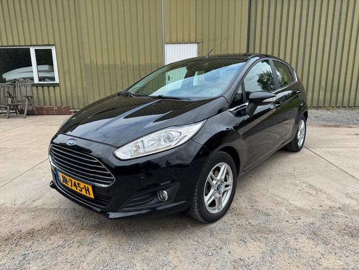 Ford Fiësta 1.0 ecoboost 100PK 5D 2014 Zwart, Auto's, Ford, Particulier, Fiësta, ABS, Airbags, Airconditioning, Alarm, Bluetooth