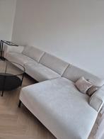Te koop bankstel met lounge creme, Ophalen, Zo goed als nieuw