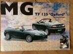 Brochure MG TF, Ophalen of Verzenden, Zo goed als nieuw, Overige merken