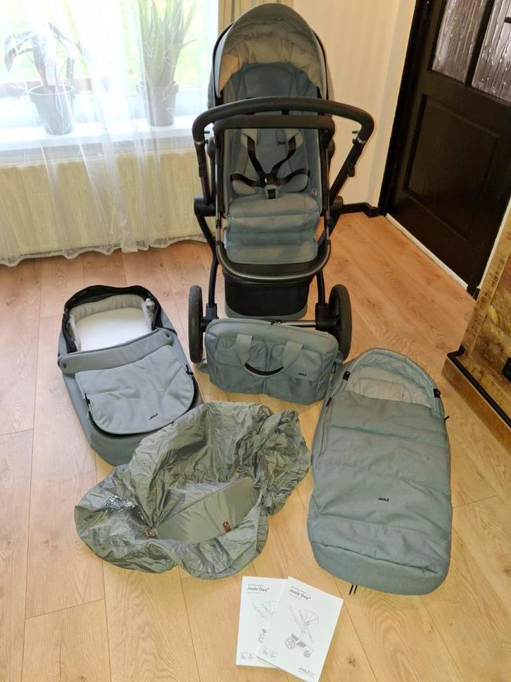 Joolz day+ kinderwagen, Kinderen en Baby's, Kinderwagens en Combinaties, Gebruikt, Combiwagen, Overige merken, Met reiswieg, Verstelbare duwstang