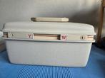 Vintage Samsonite Beauty Case - Afsluitbaar, beige, Gebruikt, Beige, Met spiegeltje(s), Ophalen of Verzenden
