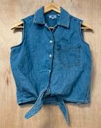 Levi’s sleeveless gilet shirt blauw - Maat XS, Blauw, Ophalen of Verzenden, Zo goed als nieuw, Korte mouw