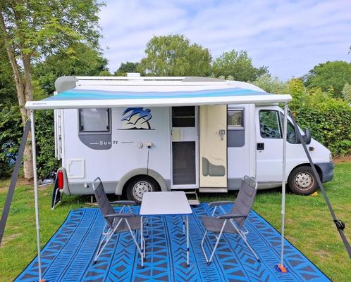 Knaus camper Sun TI 600 Fransbed-Fietsendrager Airco!, Caravans en Kamperen, Campers, Particulier, tot en met 4, Half-integraal