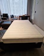 Auping bed boxspring 100 x 200 cm in GOEDE STAAT, Ophalen, Eenpersoons, 200 cm, Stof