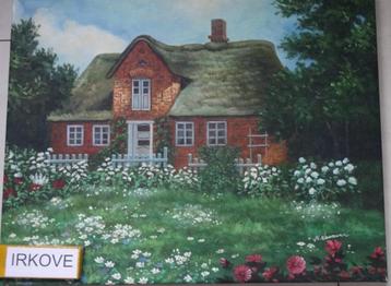 LANDLEVEN * DROOMHUIS EN PLEK! * Olieverf * beschikbaar voor biedingen