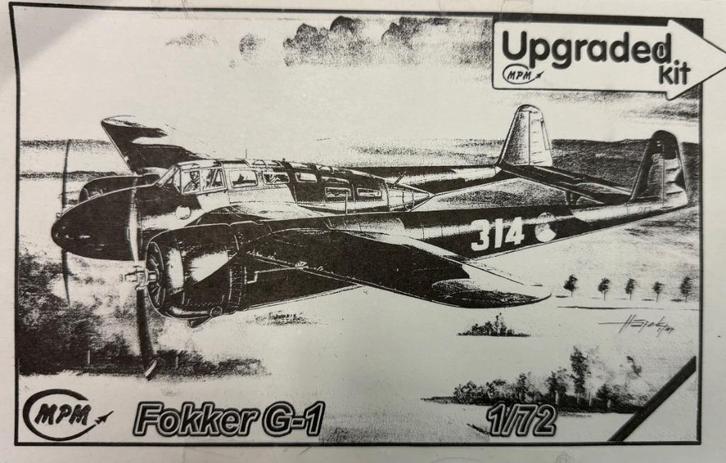 Coelianmodels, MPM 72123, Fokker G-1, 1/72,€ 69,99, Hobby en Vrije tijd, Modelbouw | Vliegtuigen en Helikopters, Nieuw, 1:72 tot 1:144