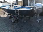 Sloep met 10 pk motor op trailer, Watersport en Boten, Vis- en Consoleboten, Ophalen, Gebruikt, Tot 10 pk, 3 tot 6 meter