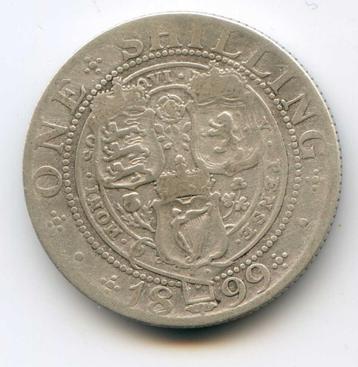 Groot Brittannië 1 Shilling 1899 beschikbaar voor biedingen