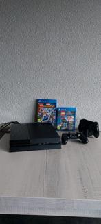 PS4 met 2 controllers, games en oplaadstation!, Met 2 controllers, Ophalen of Verzenden, Original, 500 GB