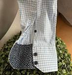 Cavallaro Napoli blauw geblokt overhemd maat 43[v], Kleding | Heren, Overhemden, Ophalen of Verzenden, Zo goed als nieuw, Grijs