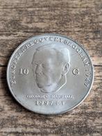10 Gulden munt George Marshall, Postzegels en Munten, Munten | Nederland, Zilver, Ophalen of Verzenden, 10 gulden, Koningin Beatrix